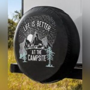 Spare Tire Cover “Life‎ Is Better At The Campsite”